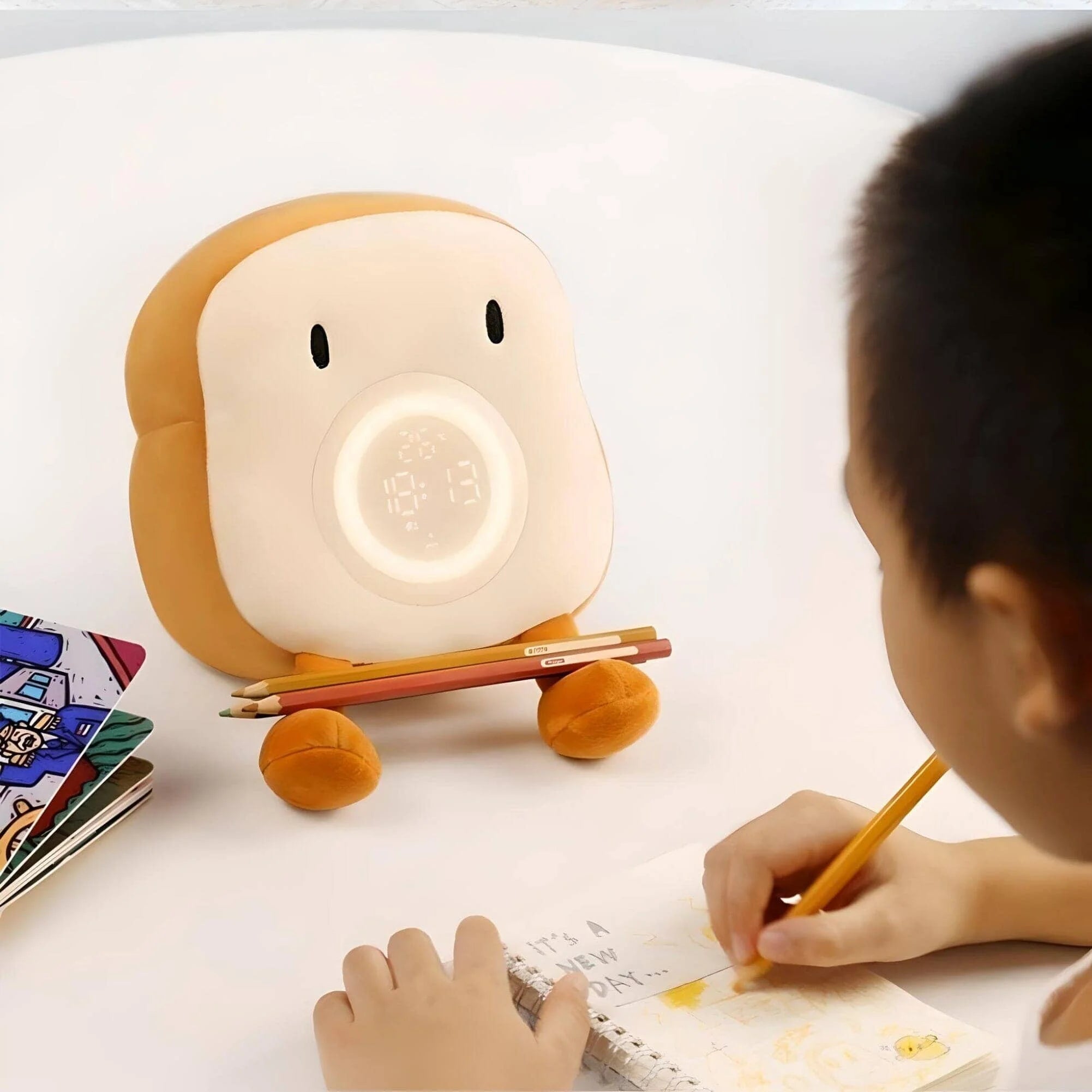 Veilleuse Réveil Peluche Toast