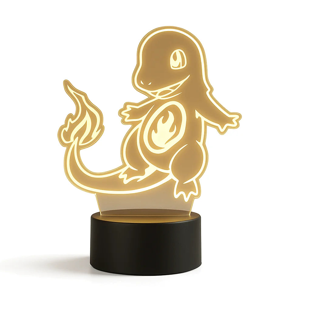 Veilleuse Salamèche 3D Cartoon