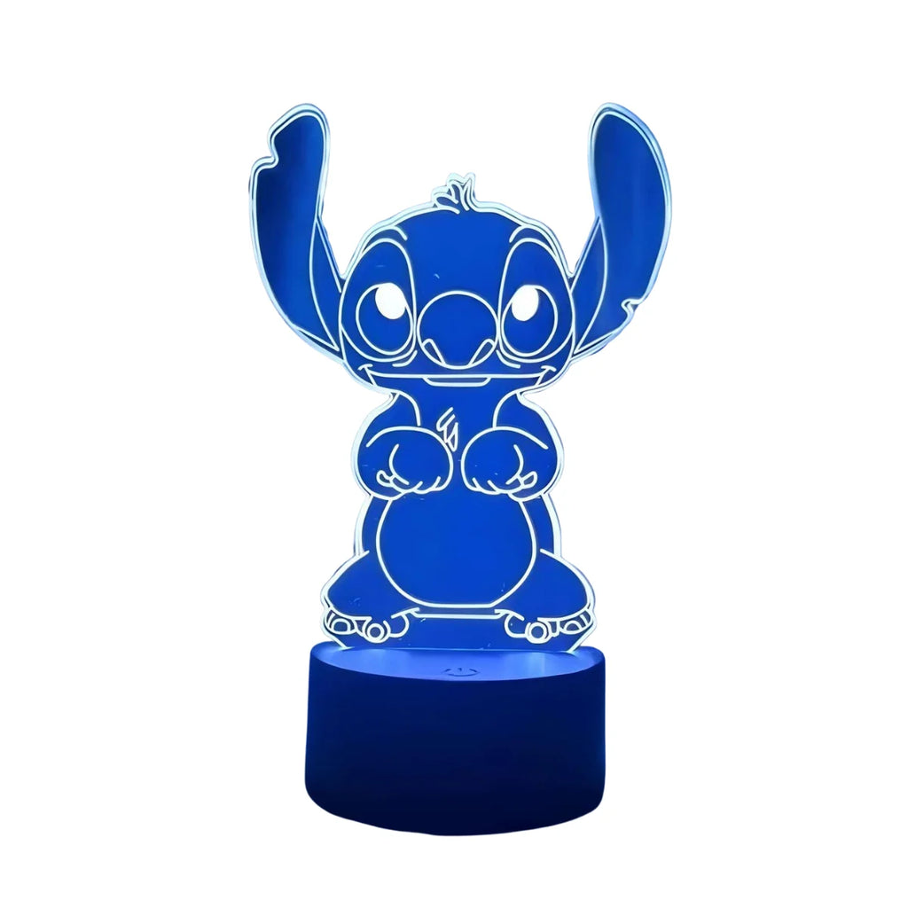 Veilleuse Stitch 3D 16 Couleurs