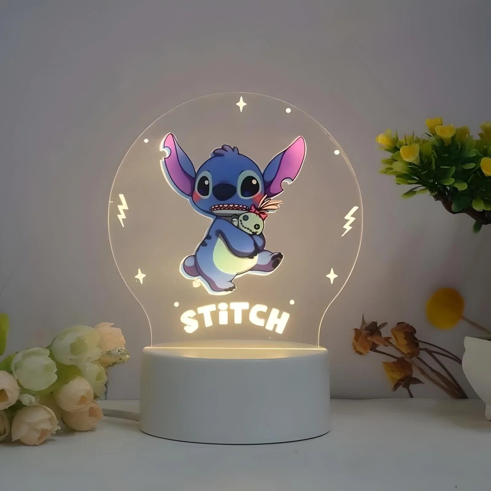Veilleuse Stitch 3D