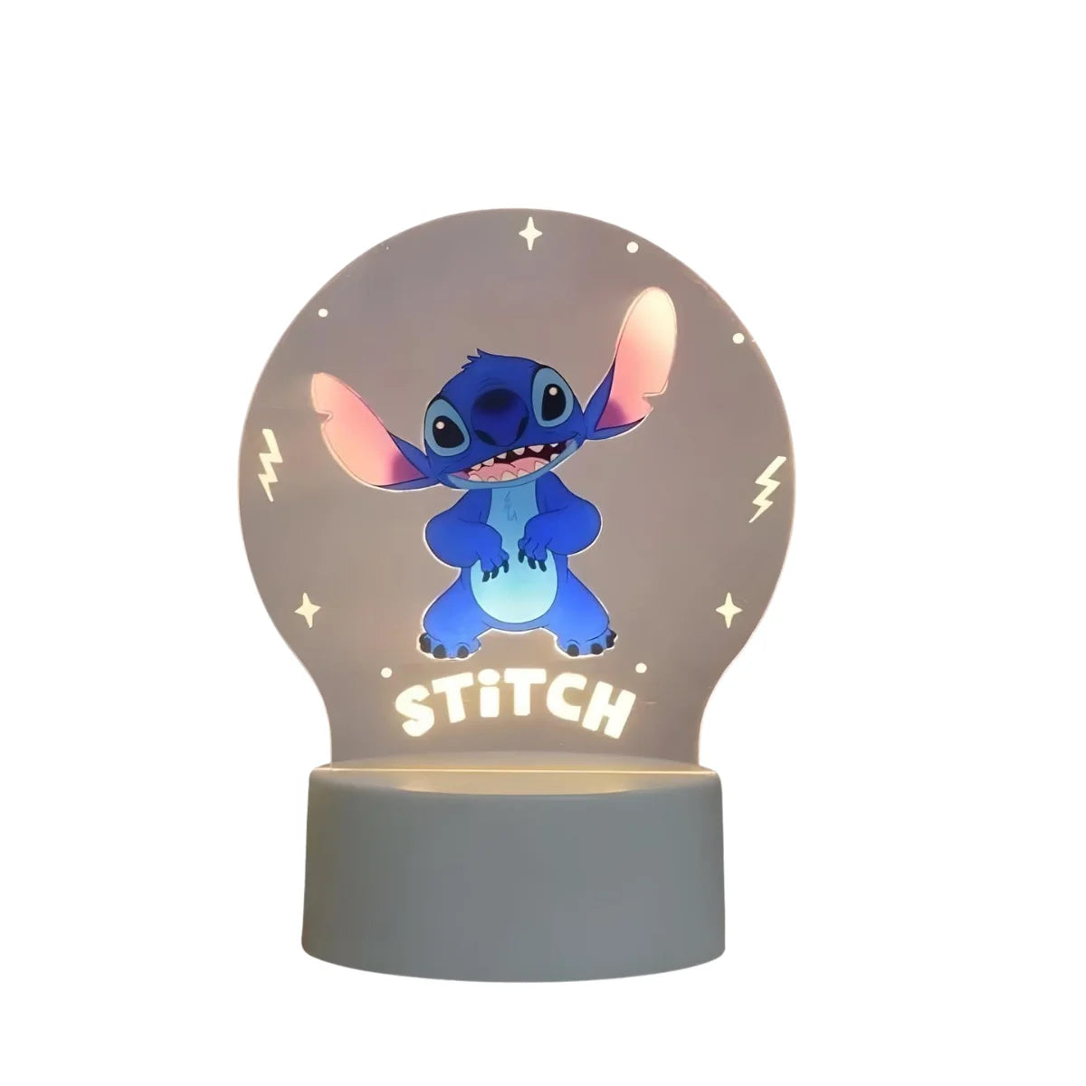 Veilleuse Stitch 3D Heureux