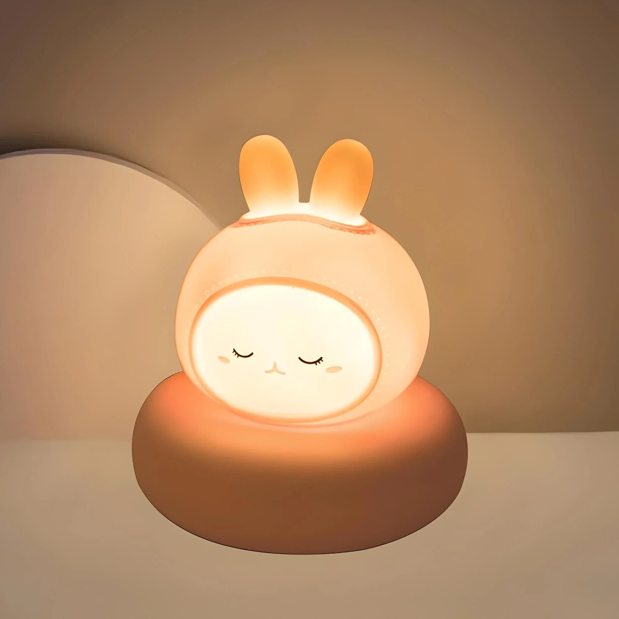 Veilleuse Tête de Lapin sur Socle