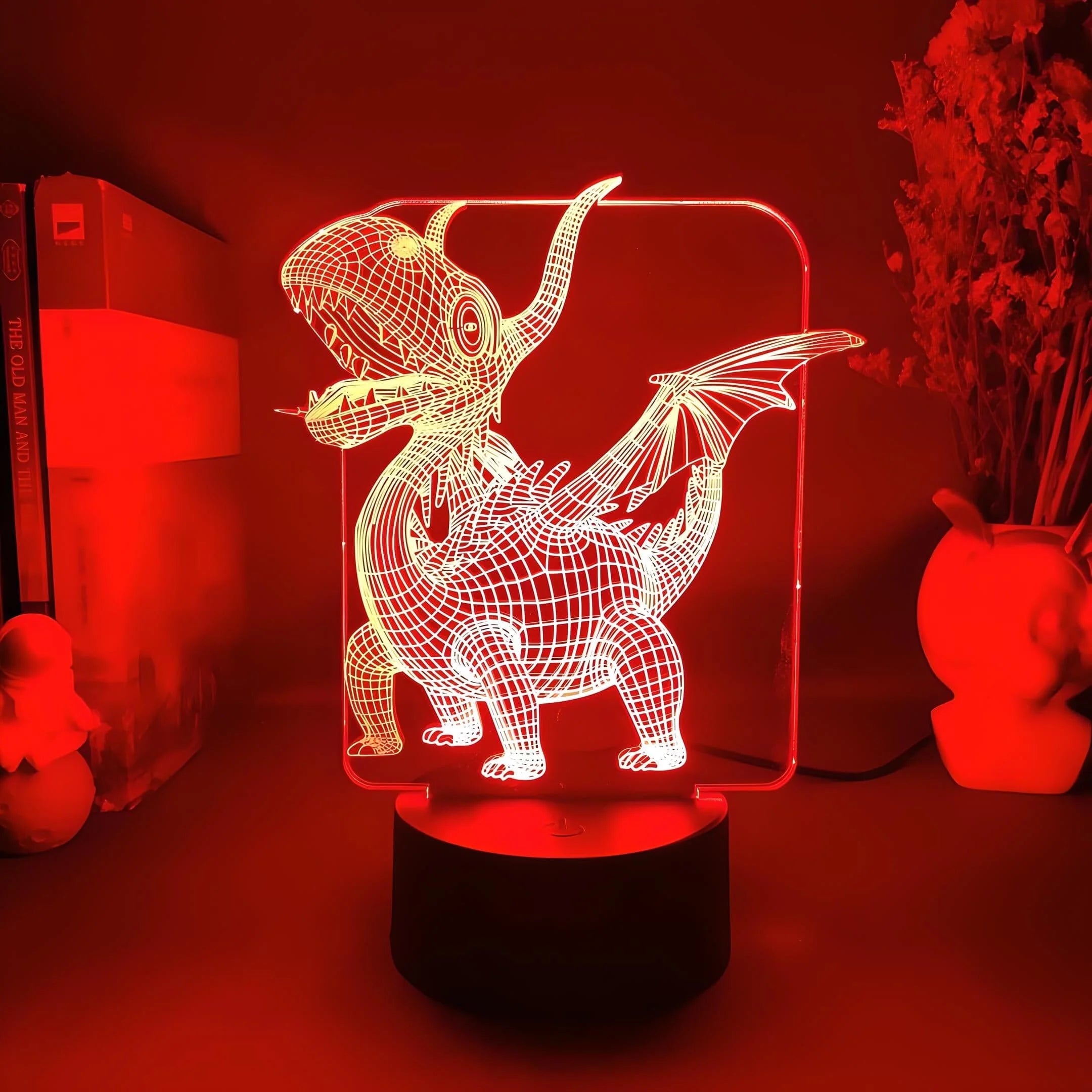 Veillleuse Dinosaure Draconoé 3D